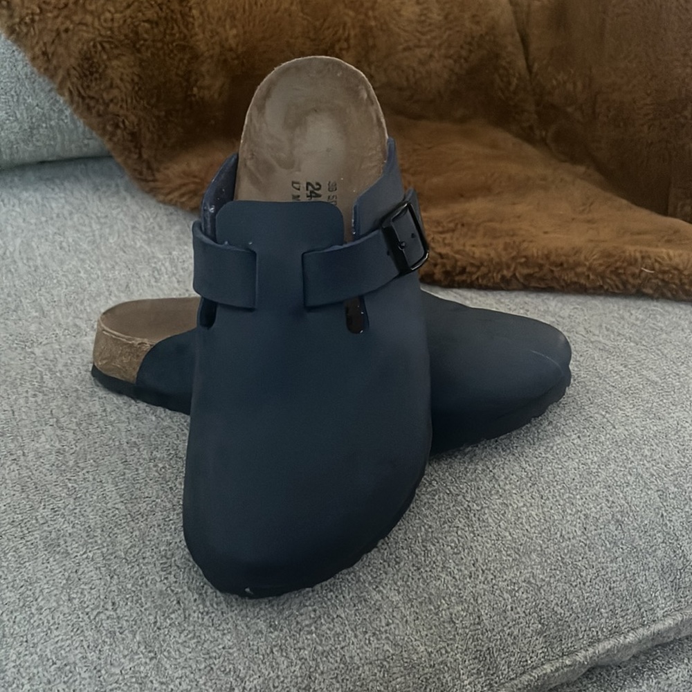 Birkenstock Birki's Boston Clog Mules Birko-Flor Women’s US Size 7-7.5 EU 38